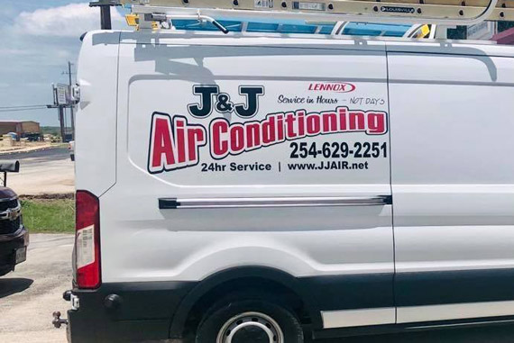 J&J Air Conditioning Van