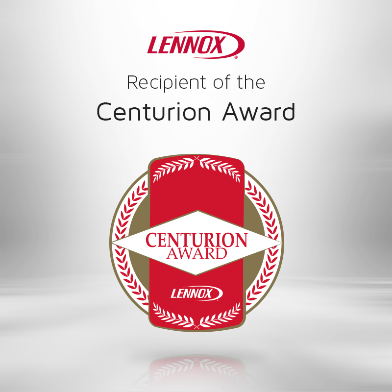 Recipient of the Lennox Centurion Award