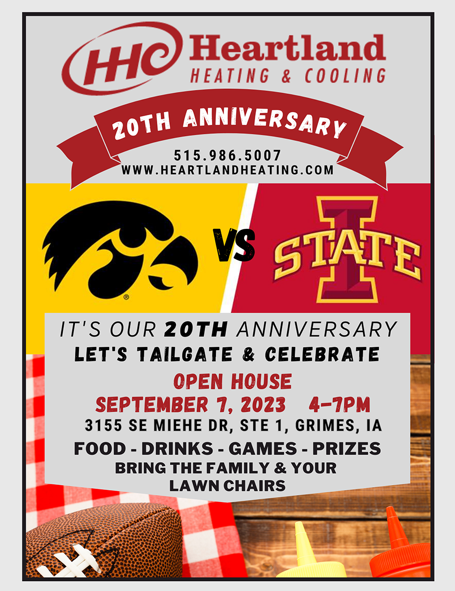 Heartland Heating & Cooling 20th Anniversary Tailgate Party
