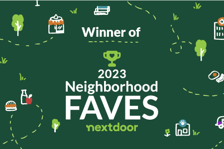 Winner of 2023 Neighborhood Faves from nextdoor
