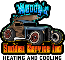 Woody's Sudden Service Logo