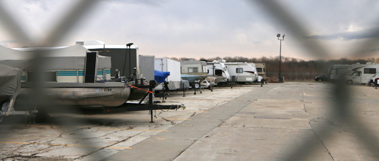 Des Moines boat storage
