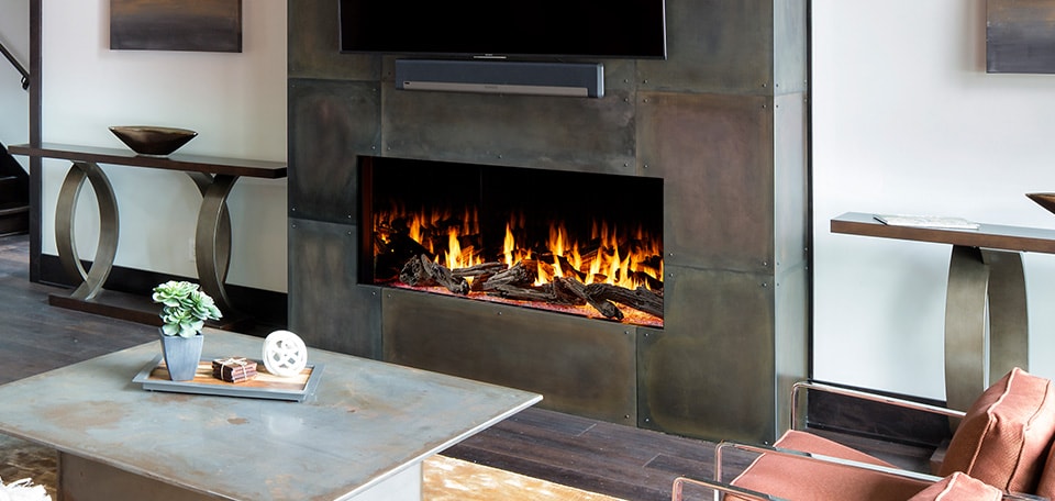Heat and Glo Foundation Single-Sided Gas Fireplace