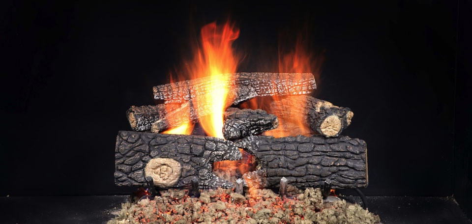 Outdoor Fireside Realwood Gas Log Set