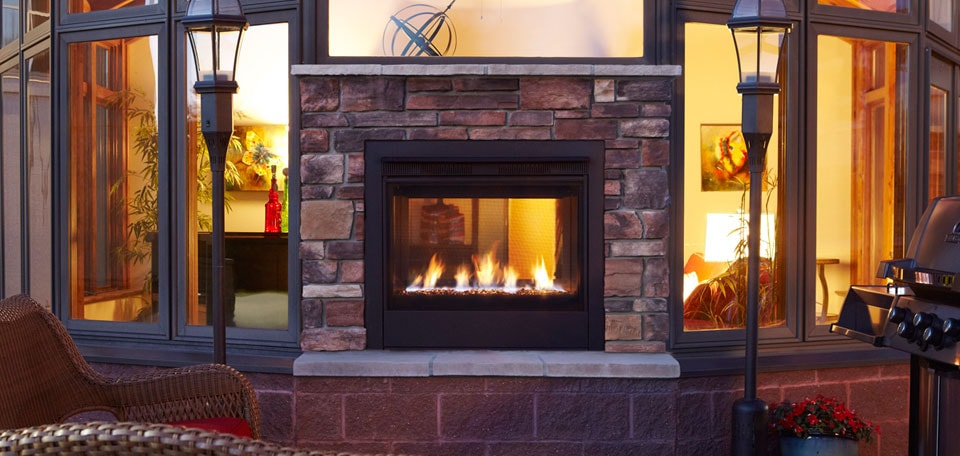 Outdoor Lifestyles Twiligh Modern Gas Fireplace