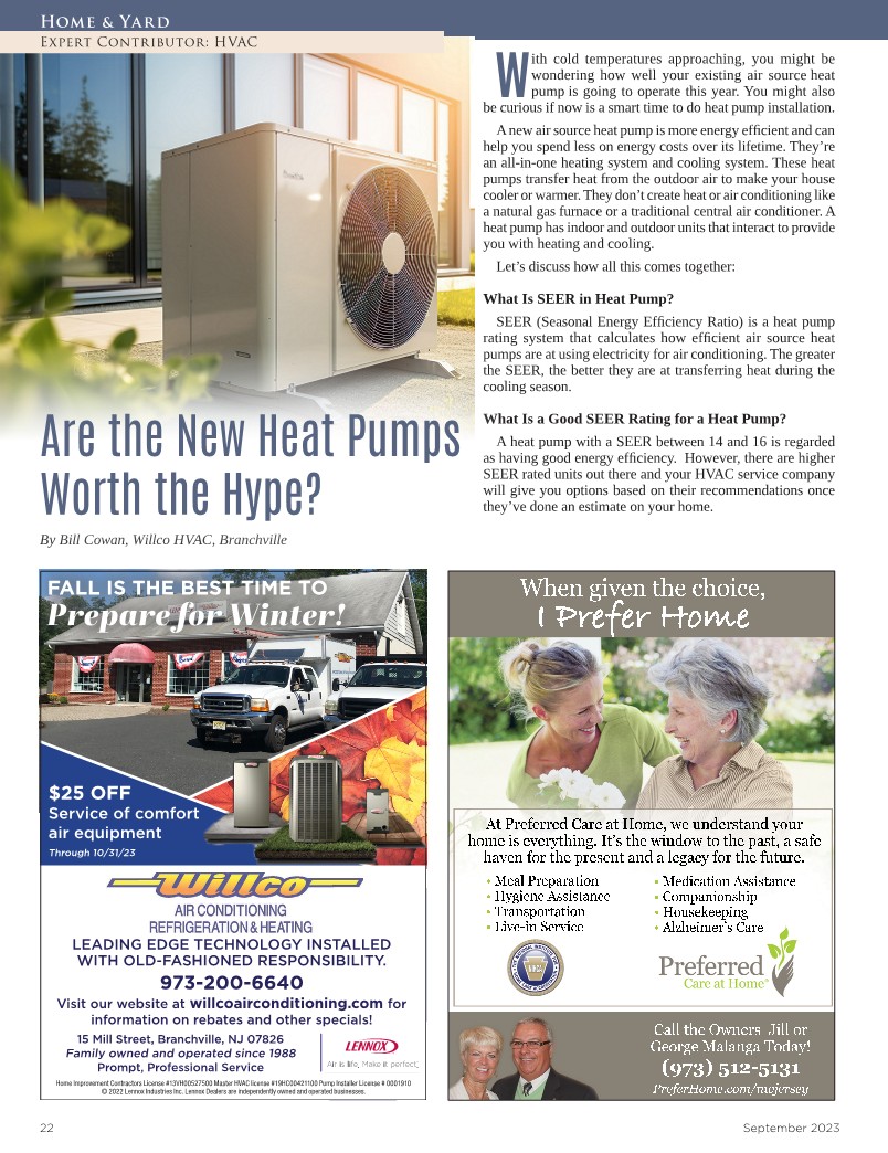 Willco Contributor article about heat pumps